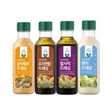 신세계라이브쇼핑 병입 드레싱(오리엔탈/발사믹/랜치/갈릭) 3병