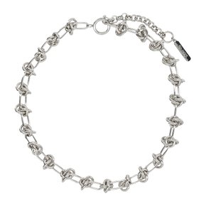 [해외배송] 저스틴 클렌퀏 다리아 노트 초커 DARIANECKLACE PALLADIUM