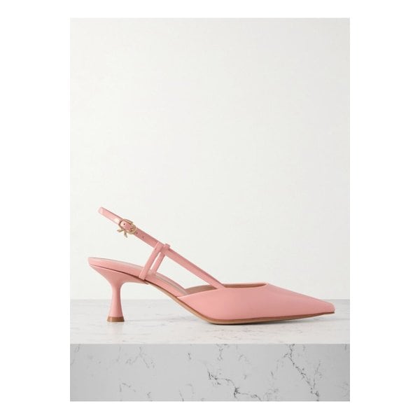 어센트 가죽 슬링백 펌프스 55mm 베이비 핑크 46376663162839318