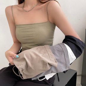 여성 브라 캡나시 민소매 캡내장 끈나시 튜브탑 캐미솔 브라렛 개별포장