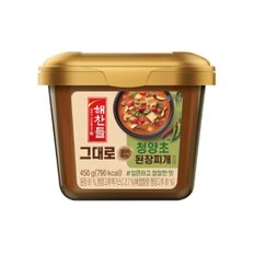 해찬들 그대로 끓여먹는 청양초 된장찌개양념 450g x 12개