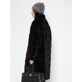 라코스모 SHEARED MINK FAUX FUR COAT