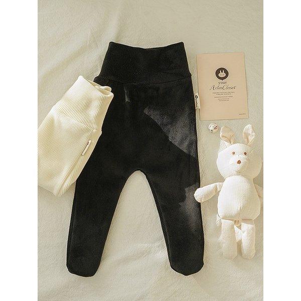 꼬물꼬물 - 베이비 골지 밍크 유발레깅스