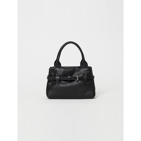 Cow Vegetable Belted Mini Bag (Black)