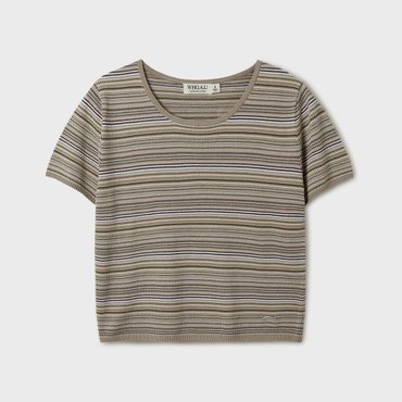 후아유 Multi Waffle Sweater  WHKAF3782F