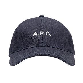 APC 아페쎄 모자 VPC 화이트 로고 데님 볼캡 COCSX M24069 IAI