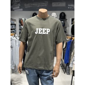 24S/S 지프 큰 지프 발포 프린트 티셔츠 JP2TSU124