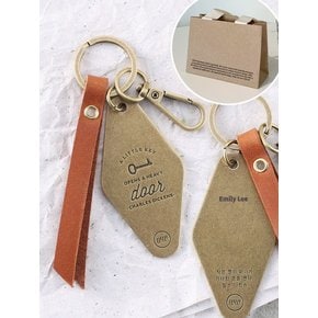 [각인] Dickens Key Ring-Leather Strap