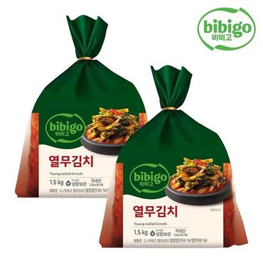 CJ제일제당 비비고 열무김치 1.5KG x 2개