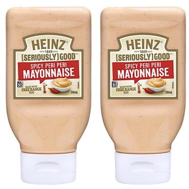  하인즈 스파이시 페리페리 마요네즈 Heinz Seriously Good Spicy Peri Peri Mayo 295ml 2개