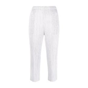 24 FW Pleats Please Issey Miyake plisse cropped trousers PP46JF110 TP429797985