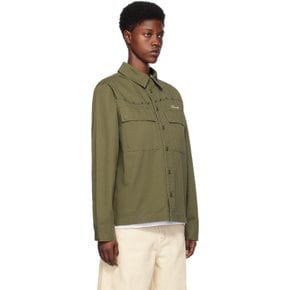 다임 그린 웨이브 스터드 셔츠 DIMEHO236GRN Military Green