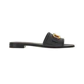 FERRAGAMO 페라가모 더블 간치니 샌들 블랙 0756158