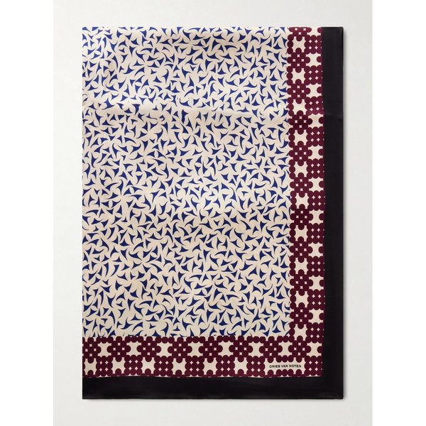 프린트 새틴 스카프 46376663163006369