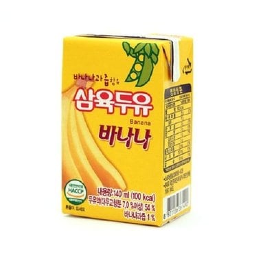  삼육두유 바나나 140ml X 24팩 (WB7ED7E)