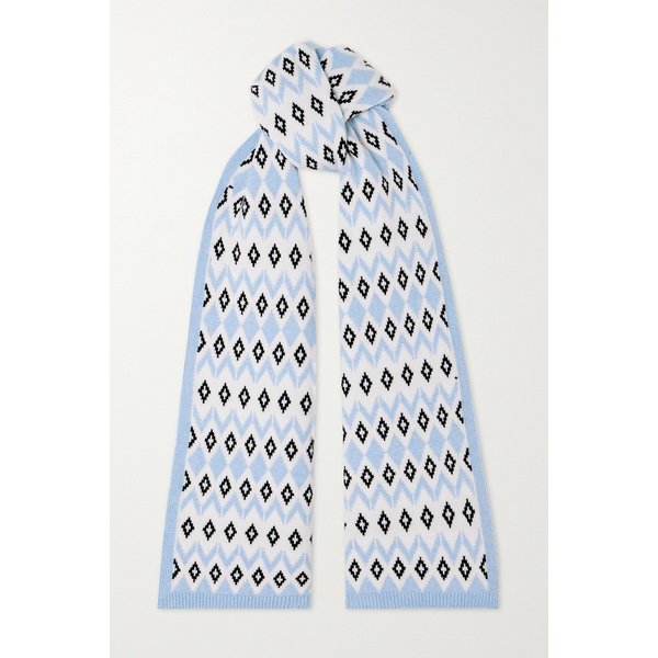 아치4 페어 아일 캐시미어 스카프 블루 1647597321035713