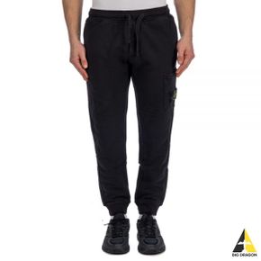 스톤아일랜드 24 64551 Cotton Fleece Cargo Sweatpants_Slim Fit (801564551 A002