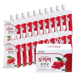 오미자 주스 2000ml (100ml x 20팩) 오미자유산균 오미자음료 오미자차 선물세트