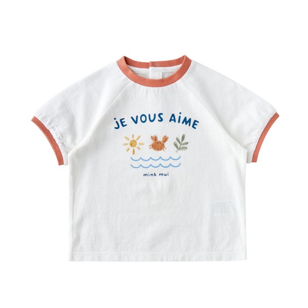 [여주점] [오프라벨 여주점] 밍크뮤 (IV) 마린프렌즈반팔티셔츠 (35315-331-01)