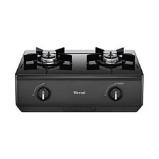 [신세계 사우스시티점] 린나이 AA가스레인지 2구 자동점화_매트 그라파이트 블랙 RTR-H2200