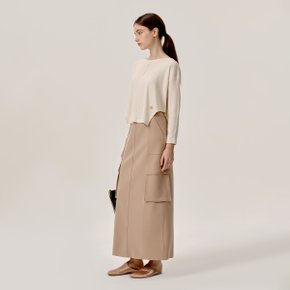 Nephthys Cargo Skirt_Ash Beige