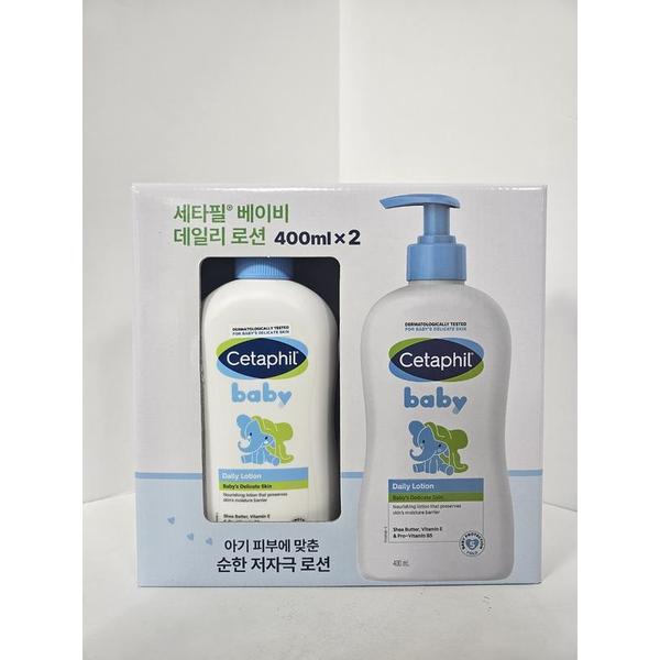 확대된 대표 [세타필] 세타필 베이비 로션 400ml 2개  신생아 보습력좋은 아기로션(1)