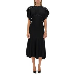 FW23 MIDI DRESS Womens Dress 1423WDR004989BBLACK 1423WDR004989BBLACK