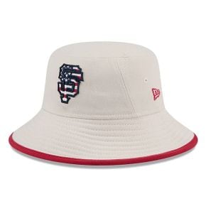 [해외] 1064331 뉴에라 모자 MLB [샌프란시스코 자이언츠] 2024 Fourth of July Bucket Hat - Kh