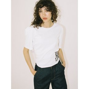 JANICE TIE BACK T SHIRT_WHITE