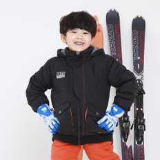 와이키 아동 보드복 자켓 단품 YJ1800KIDS 블랙 스키복 8세~11세