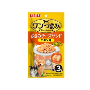 이나바 닭가슴살 치즈 샌드 10g 3개입 강아지간식