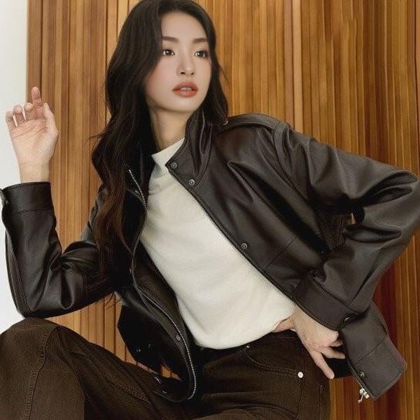 [199,000원 초특가]로보 하이넥 램스킨 자켓