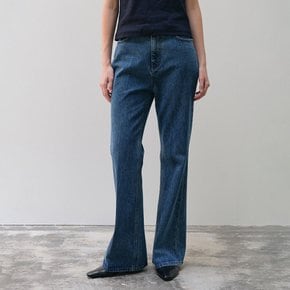 프레스라인 부츠컷 데님 팬츠_blue
