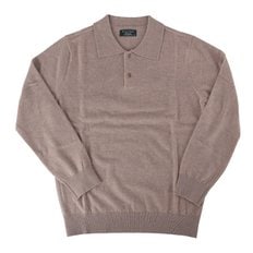카운테스마라 23FW 울100% 베이지 카라 니트티 CSTW3B1109I0