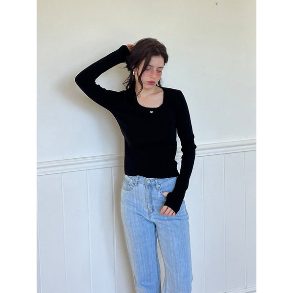 25FW Mallee finger hole knit 4color