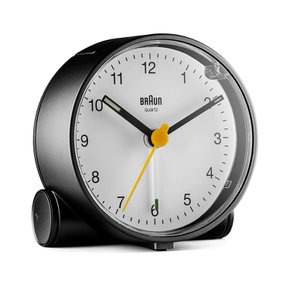 탁상 시계 알람 SNOOZE 무소음 자명종 미니 레트로 인테리어 책상 BC01BW