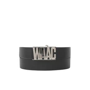 왁 골프 (WGABX25141BKX)Men Logo Belt(CO)