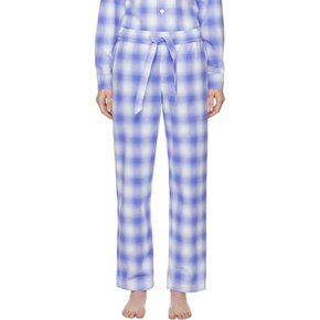 블루 체크 파자마 팬츠 SWP-LIBLPL Light Blue Plaid