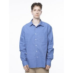 Standard Polygon Pocket Shirt - Royal Blue /M243SH01BL