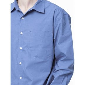 Standard Polygon Pocket Shirt - Royal Blue /M243SH01BL