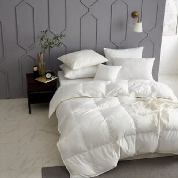 고중량 한파용 먼지없는 마이크로  폴란드 구스 이불솜(솜털80프로) - 퀸1500g