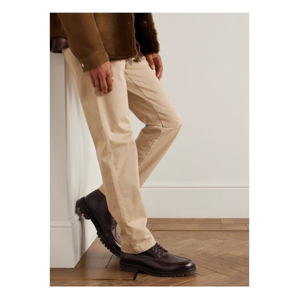 미스터 피 커맨더 시어링 라이닝 가죽 레이스업 부츠 46376663162923986