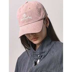 Washed Cotton Ball Cap  Pink (KE618BM01X)