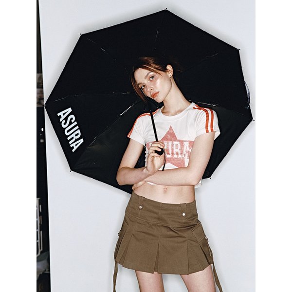 [리퍼브]DENIM STAR UMBRELLA [BLACK PRINT]