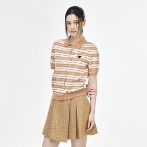 지제로 팬서 스트라이프 카라 가디건_WI3KT868CM
