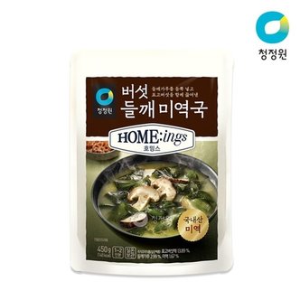 청정원 호밍스 버섯들깨미역국 450g