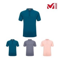 밀레 남성 여름 반팔 티셔츠 디본 집업 티셔츠 MXSUT255