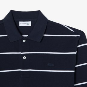 (남성)26FW 핀 스트라이프 긴팔 피케 폴로셔츠 PH362E-56N 166(네이비)