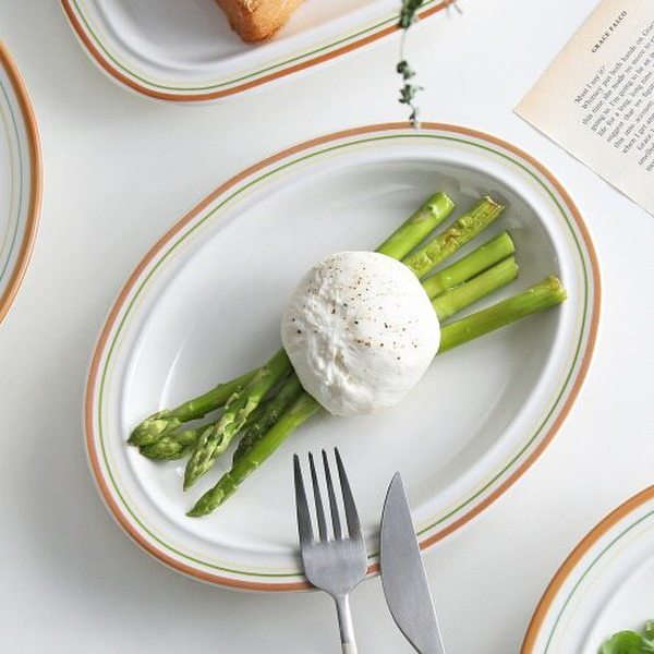 메이플 타원접시 23cm 4종 (택1)