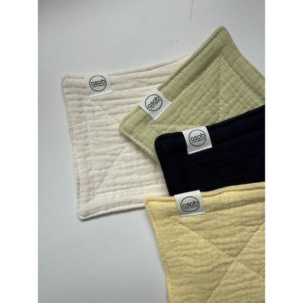 소담 6중요루 티코스터 컵받침 패브릭코스터 홈카페 (4color)